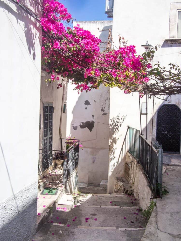 Peschici old town in Gargano Italy