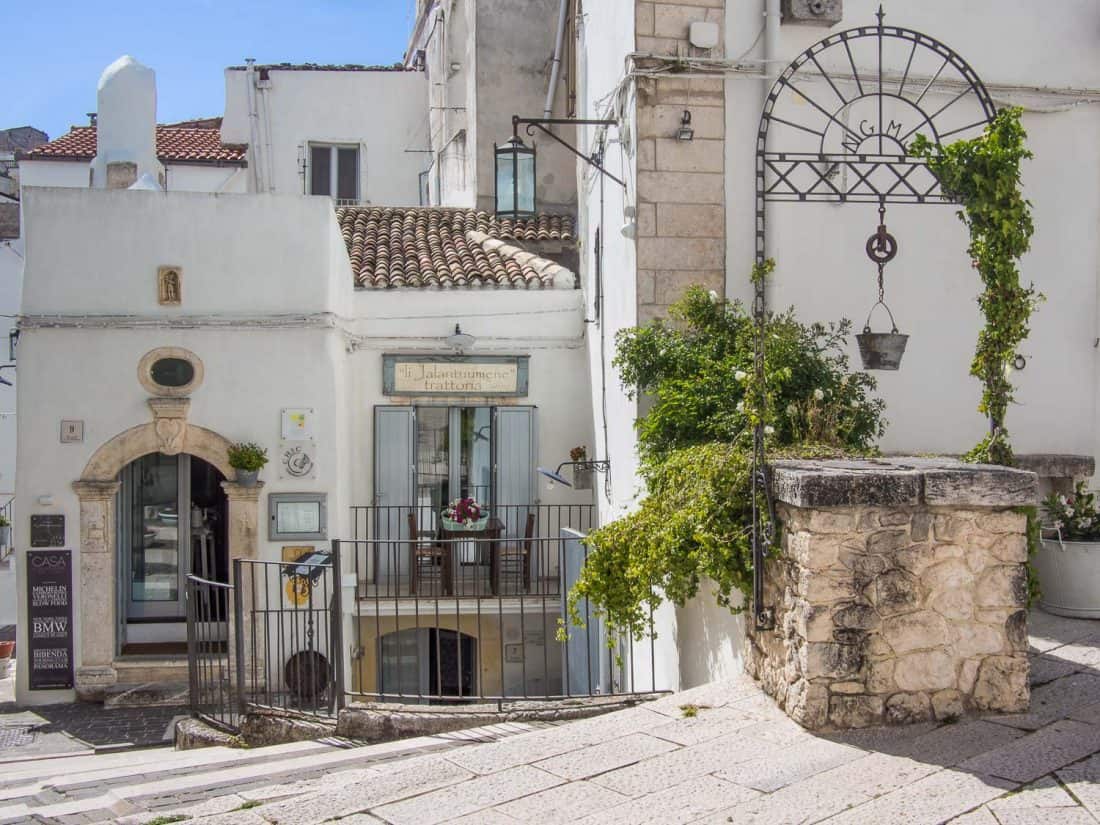 Li Jalantuumene restaurant in Monte Sant'Angelo in the Gargano Italy