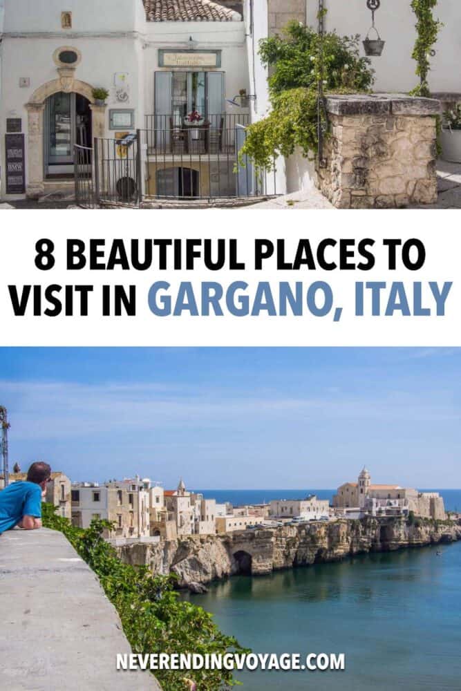 Gargano Italy Travel Guide Pinterest pin