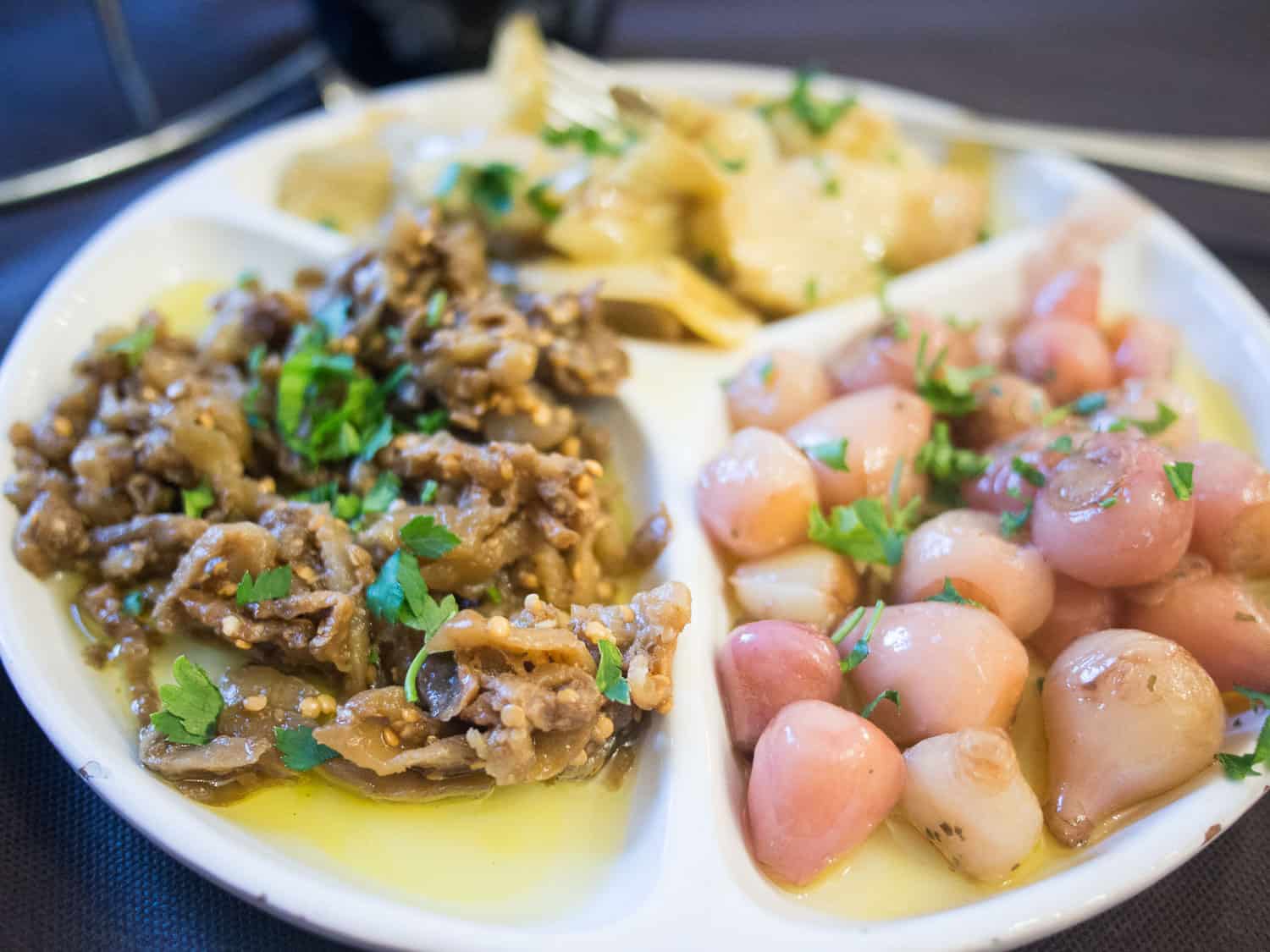 Antipasti at Country House Tavernola in Vieste Puglia