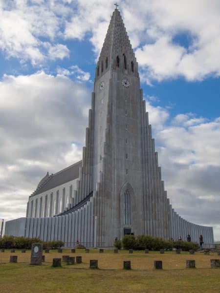 Hallgrímskirkja church in Reykjavik, Iceland