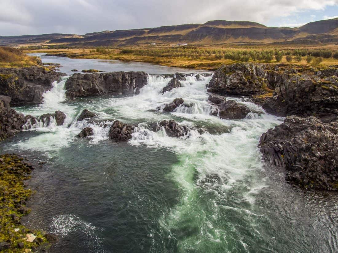 Glanni waterfall in West Iceland