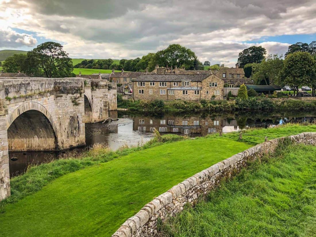 Burnsall, the first overnight stop on the Dales Way, Yorkshire Dales, England