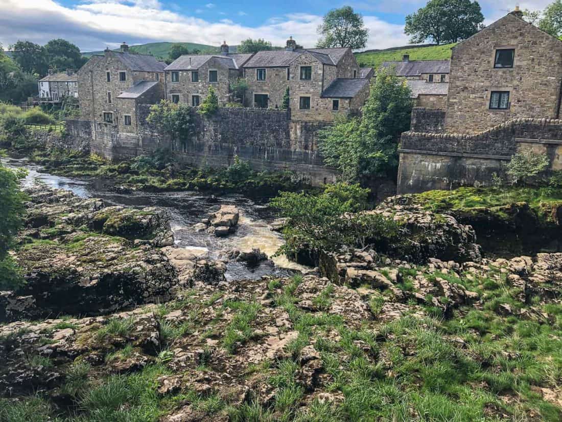 Linton Falls near Grassington, Dales Way, Yorkshire Dales, England