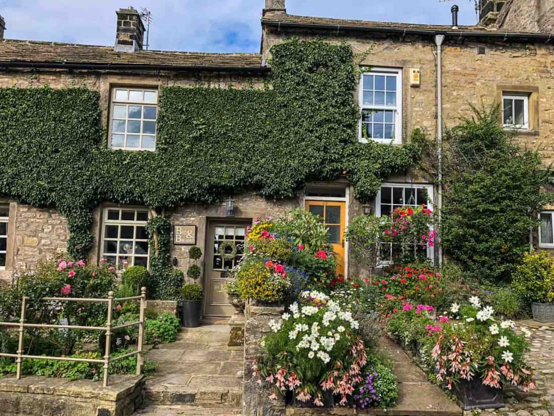 Cottages in Grassington village on the Dales Way