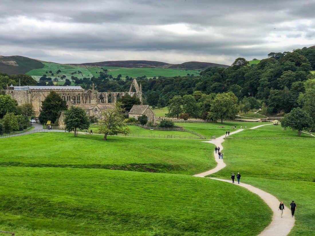 Bolton Abbey on the Dales Way, Yorkshire Dales, England