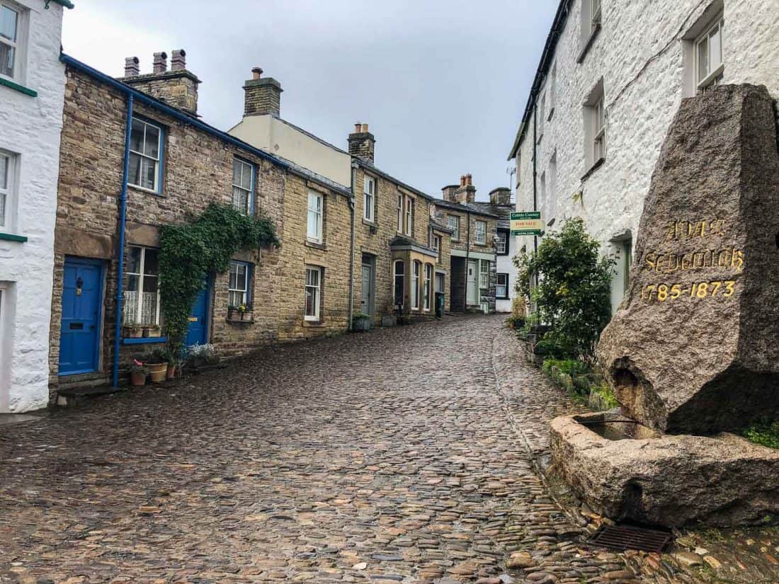 Dent village is one of the highlights of the Dales Way, Yorkshire Dales, England