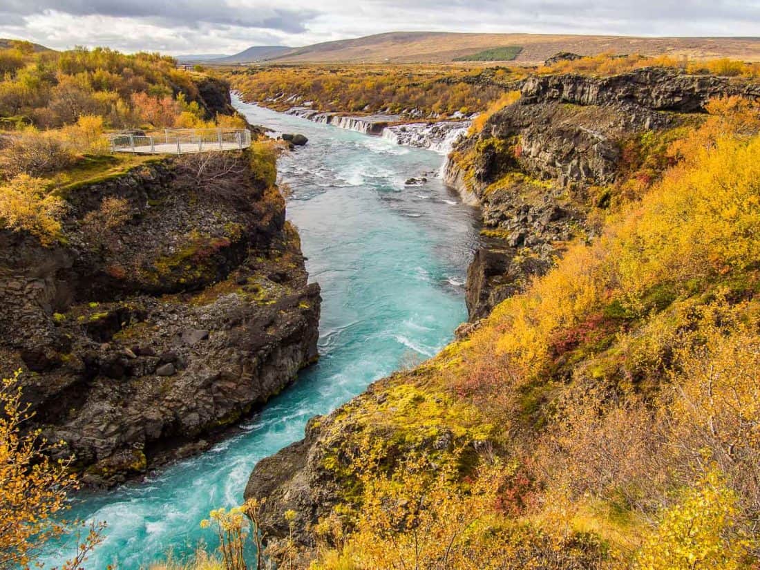 Hraunfossar waterfall, Iceland