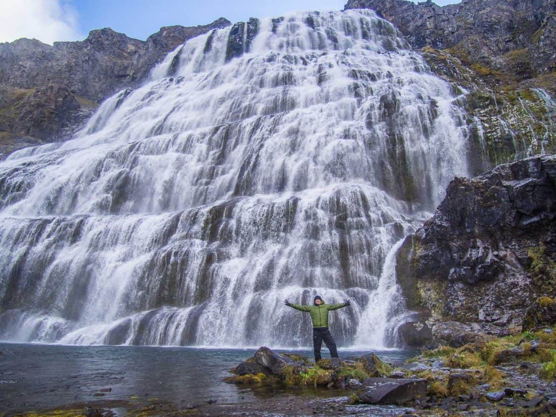 Dynjandi waterfall in Westfjords, a favourite stop on our Iceland itinerary