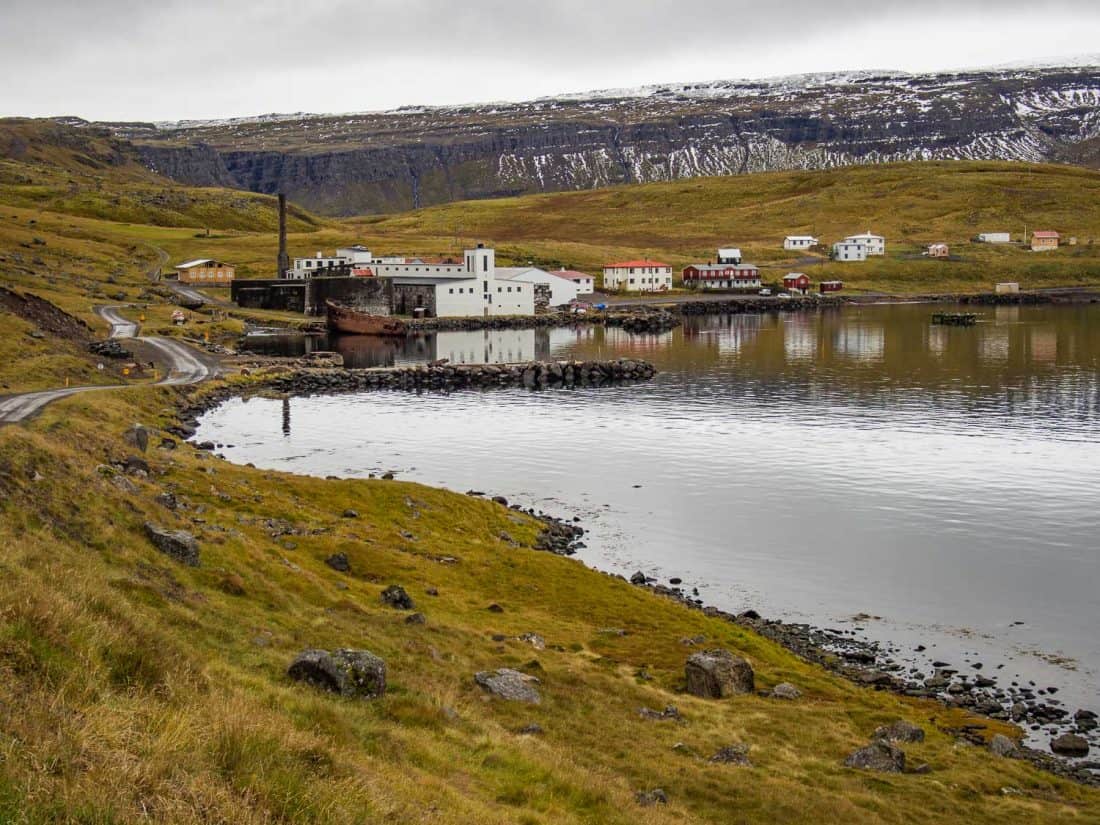 Djúpavík on the Strandir coast in Westfjords, Iceland