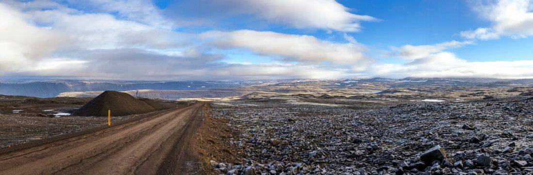 A typically stunning drive in the Westfjords, Iceland