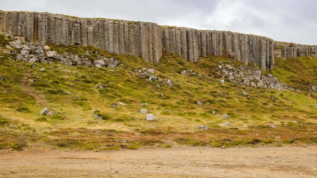 Gerðuberg Cliffs in Snaefellsness, Iceland