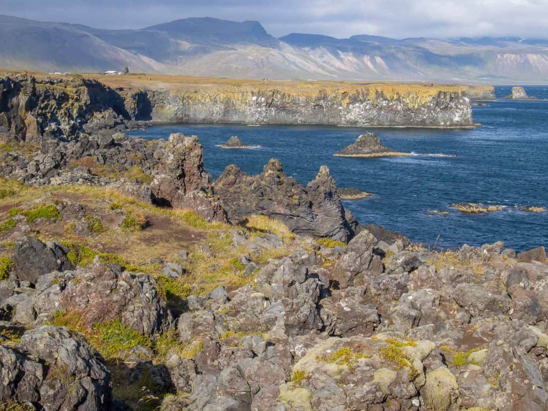 Arnarstapi to Hellnar hike in Snaefellsness, Iceland