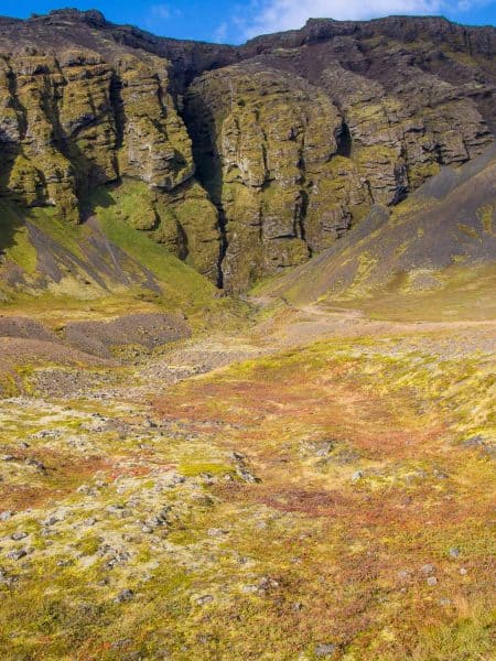 Rauðfeldsgjá Gorge one of the best things to do in Snaefellsness Peninsula, Iceland