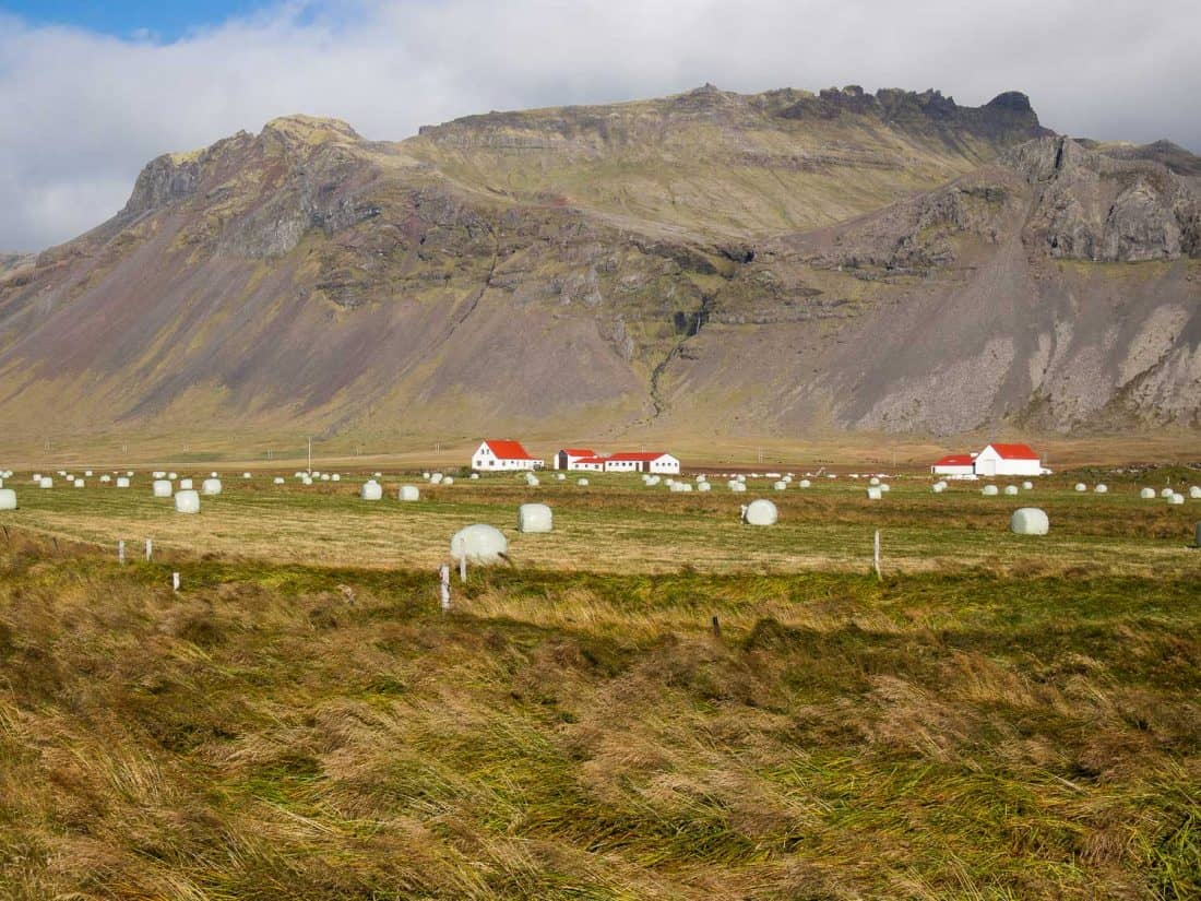 Snaefellsness Peninsula farm on south coast, Iceland