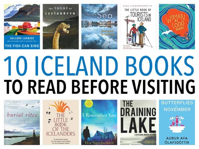 The best Iceland books to read before your visit including non-fiction travel tips, classic Icelandic novels and sagas, and modern Icelandic fiction