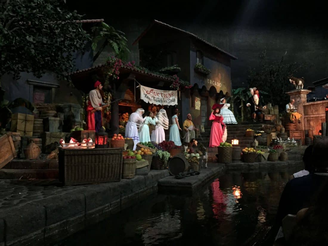 Bride auction on Pirates of the Caribbean which is one of the best rides at Magic Kingdom