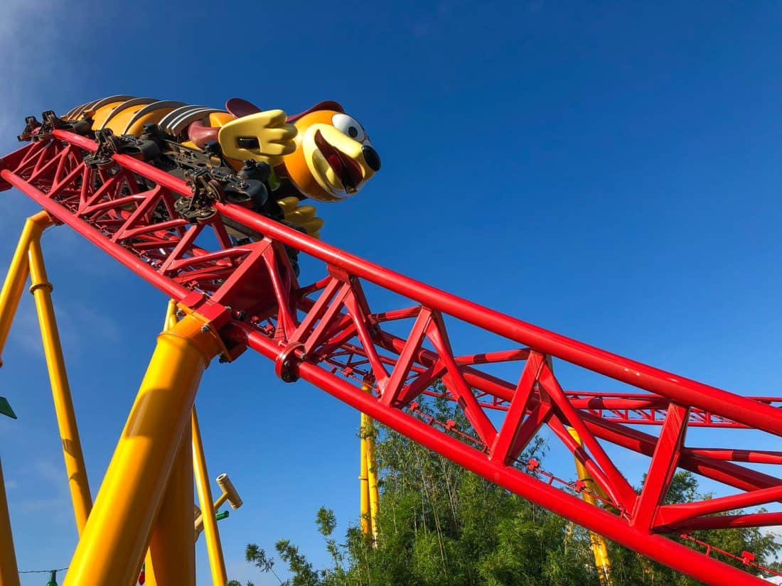 Slinky Dog Dash in the popular new Toy Story Land at Hollywood Studios