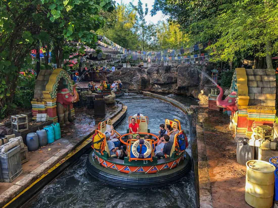 Kali River Rapids, one of the best rides at Animal Kingdom in Disney World Florida