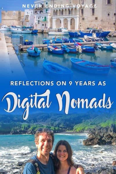 What's it like being a digital nomad for 9 years? Check this post to find out!