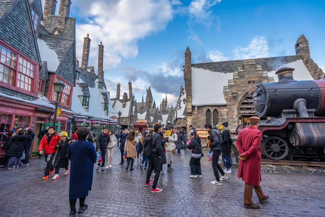 Hogwarts Express at The Wizarding World of Harry Potter at Universal Studios Japan in Osaka