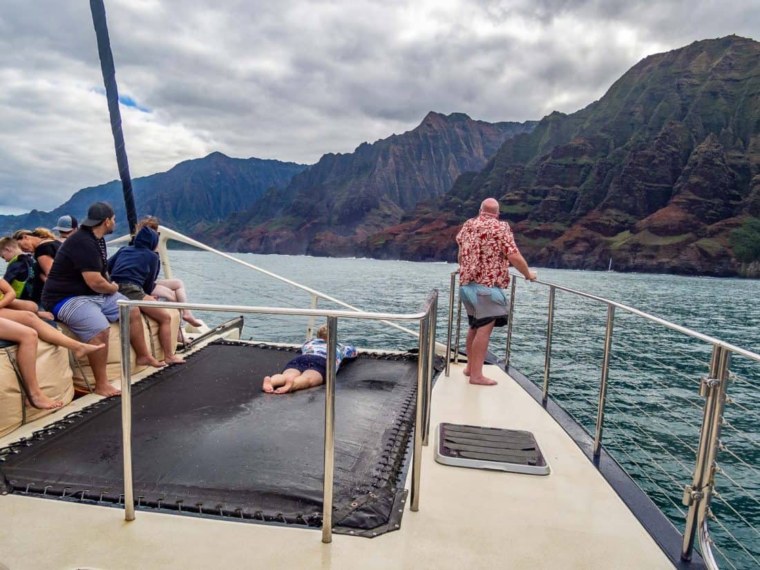 Captain Andy's Star catamaran trip to the Napali Coast, one of the best things to do in Kauai