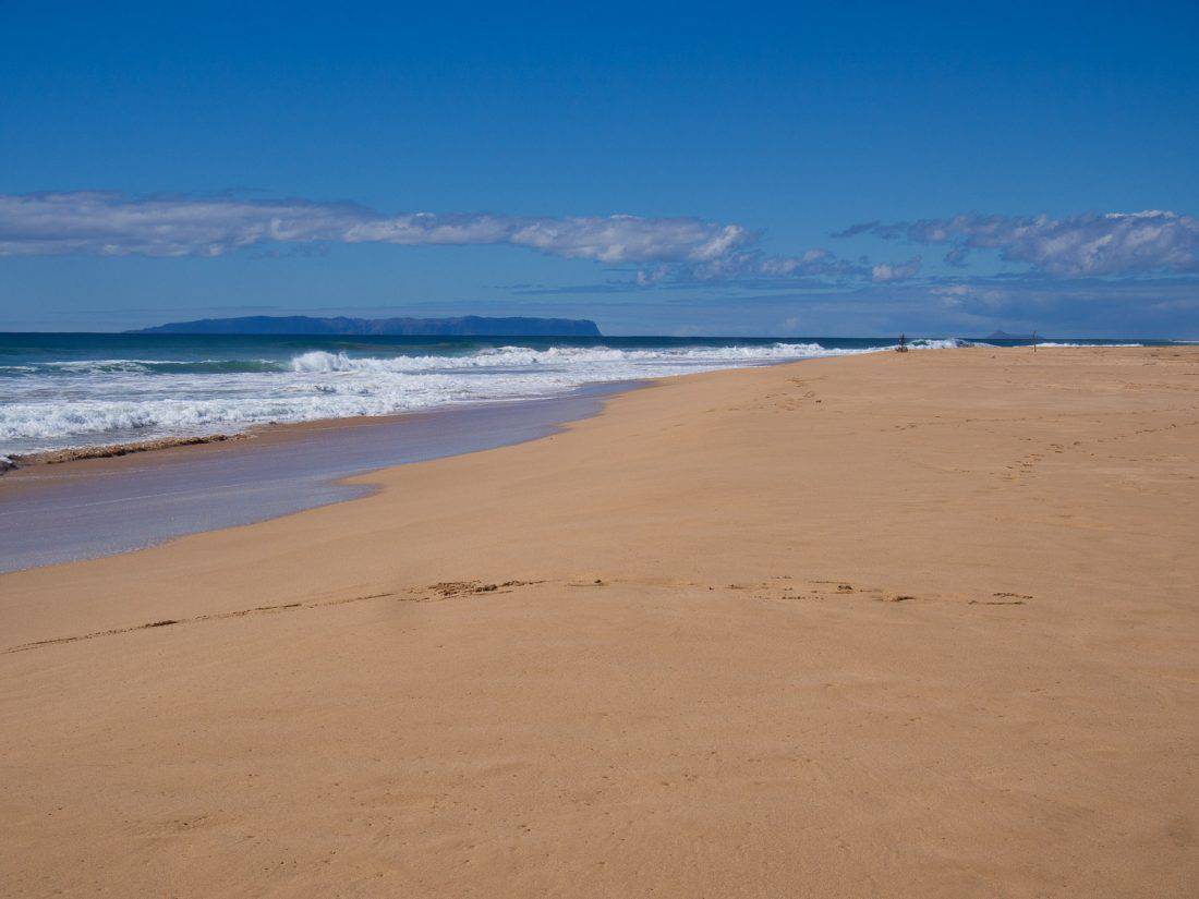 Kekaha Beach in south Kauai