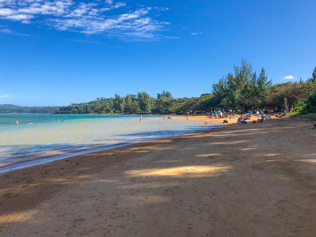 Anini Beach on the Kauai north shore