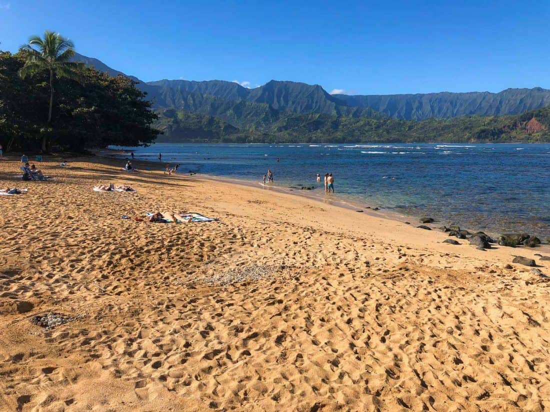 Pua Poa Beach on the north shore is one of the best beaches in Kauai