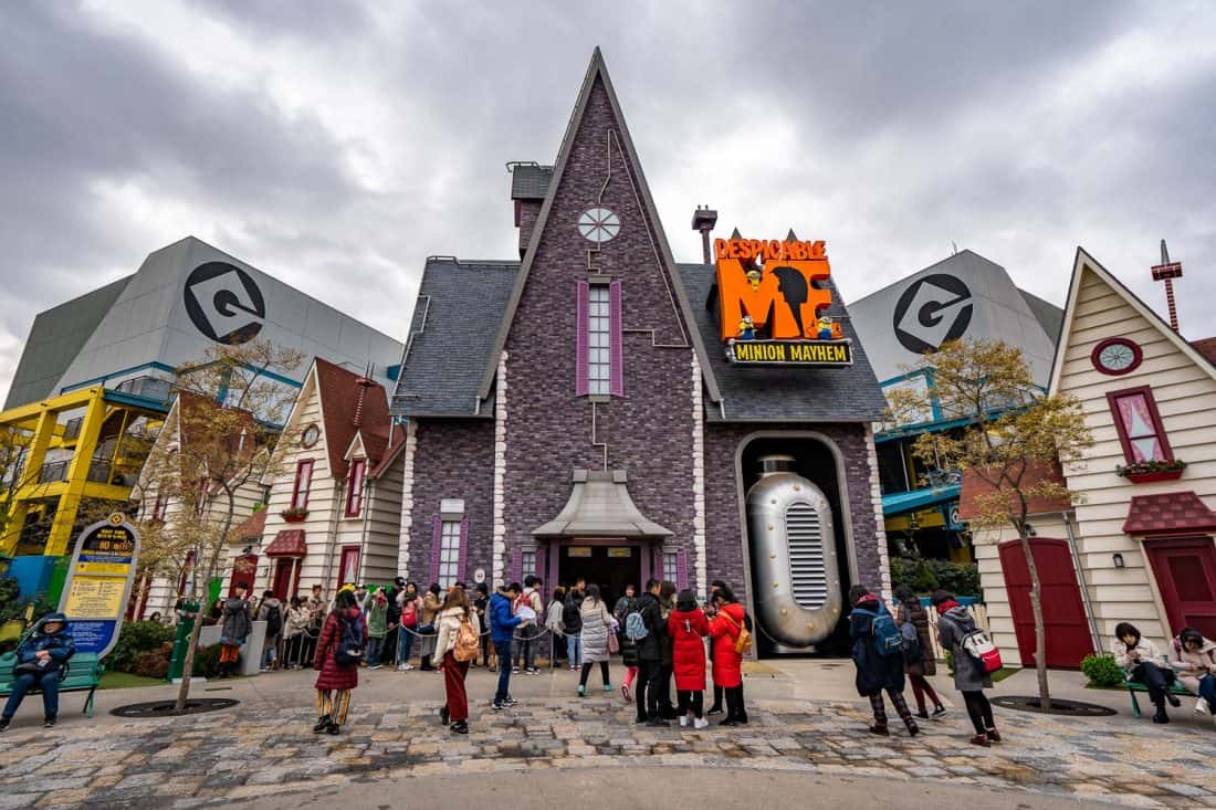 Despicable Me Minion Mayhem in Minion Park, one of the best Universal Studios Japan rides