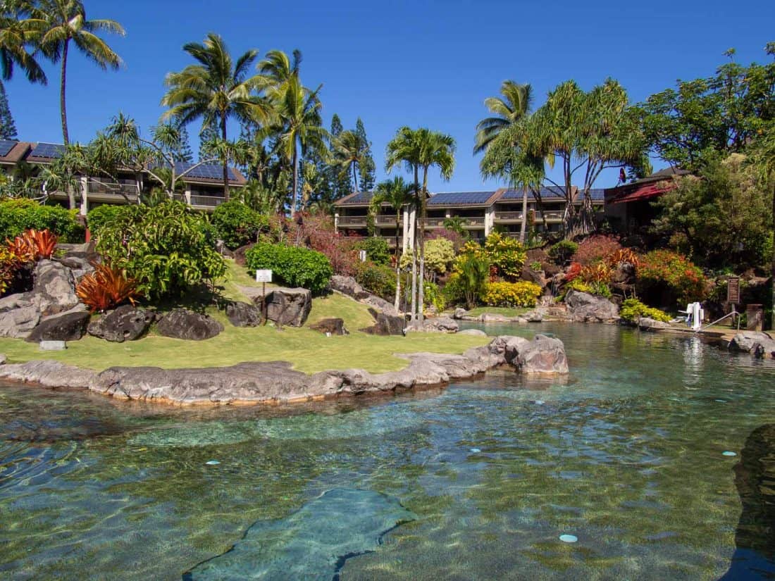 Hanalei Bay Resort pool in Kauai