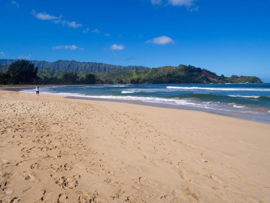 Hanalei Bay beach, Kauai, one of the best places to stay in Kauai