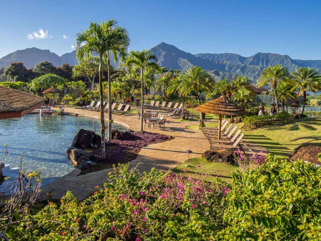 Pool at Hanalei Bay Resort, Princeville, Kauai