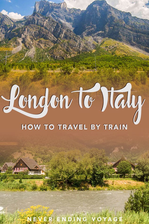 Here's how to make the most of your train travel from London to different parts of Italy.