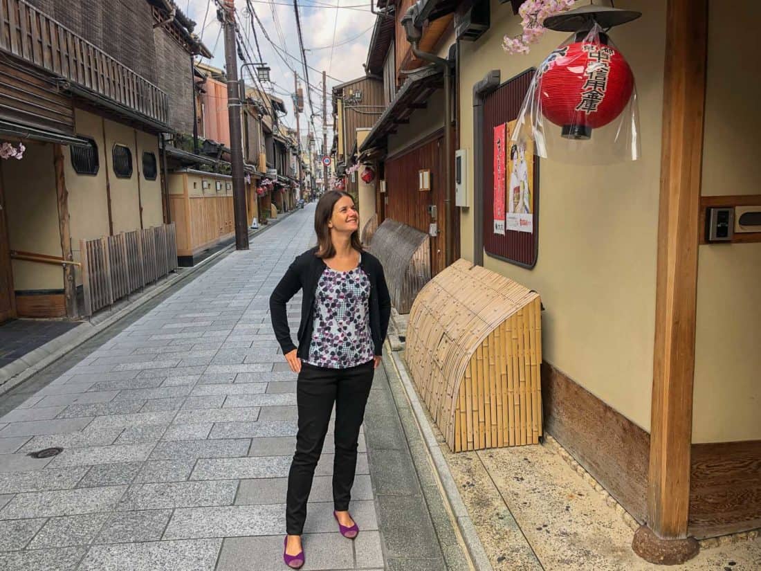 Wearing my Rothys in Kyoto