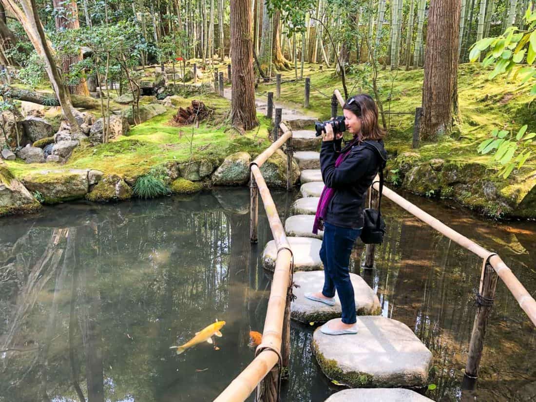 Wearing my Tieks for a long day of sightseeing in Kyoto, Japan