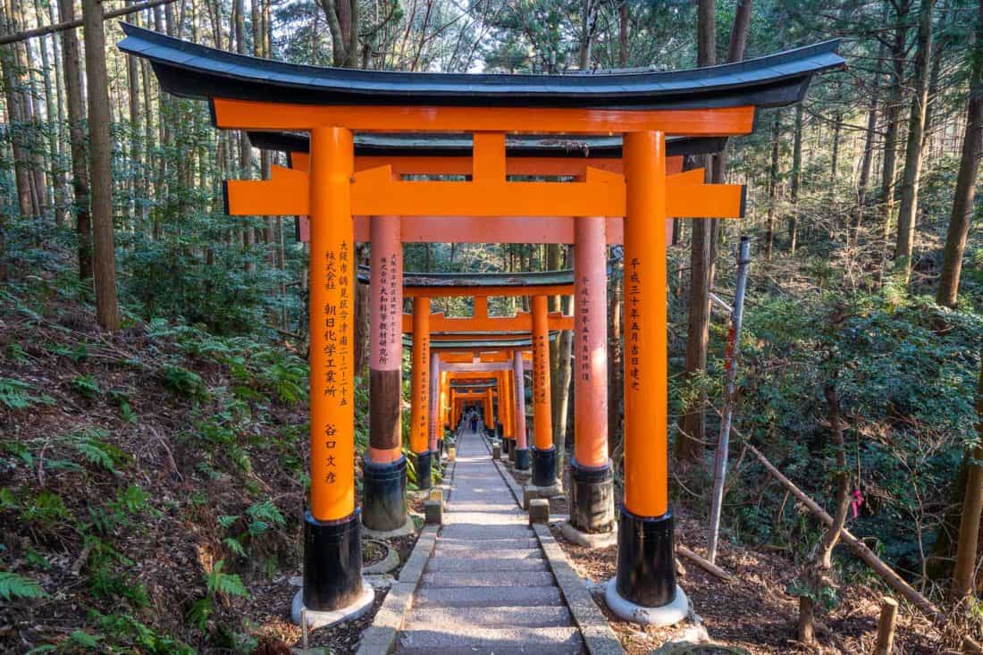 Fushimi Inari shrine in Kyoto