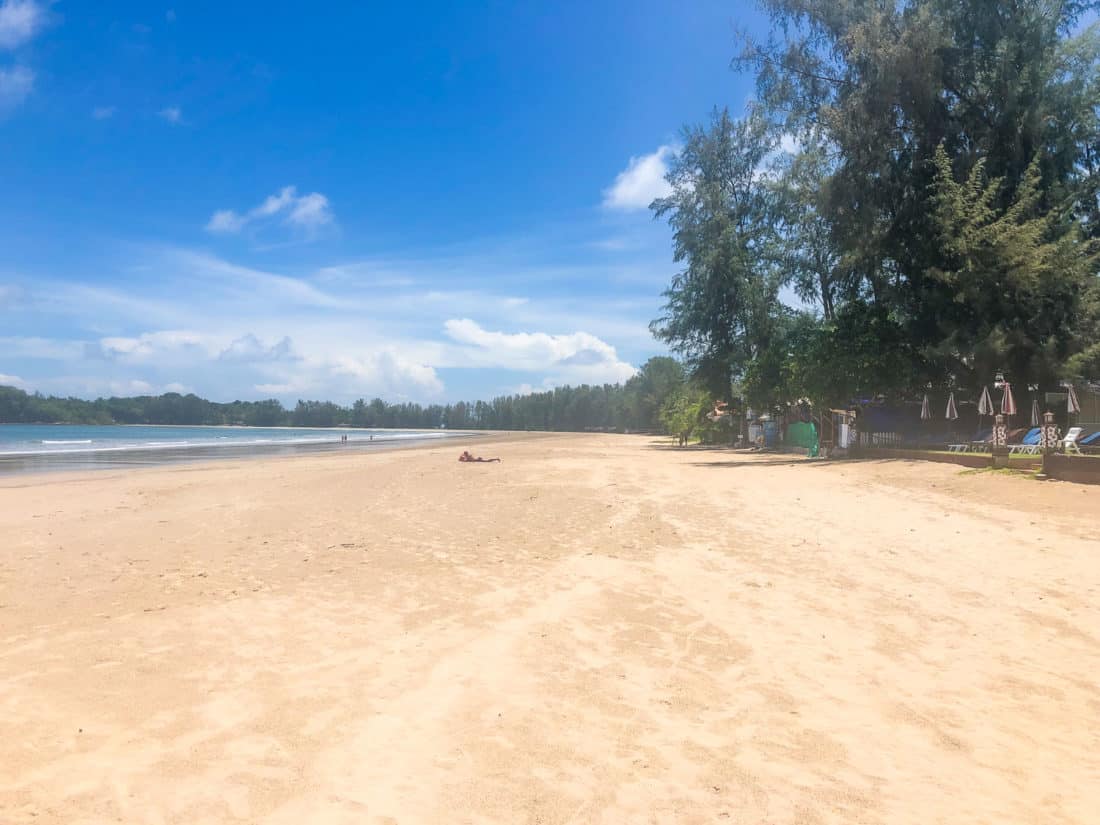 Khlong Dao beach in front of Royal Lanta Resort, Thailand