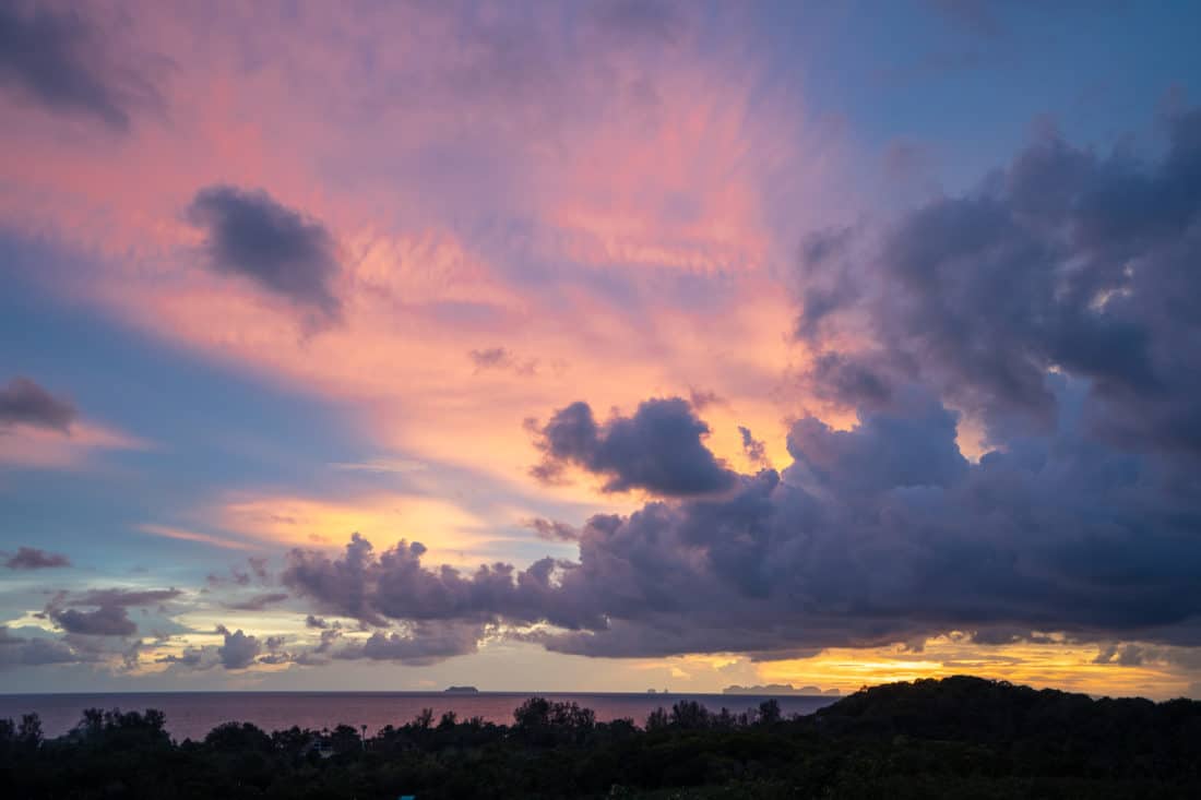 Sunset from Malee Highlands, Koh Lanta