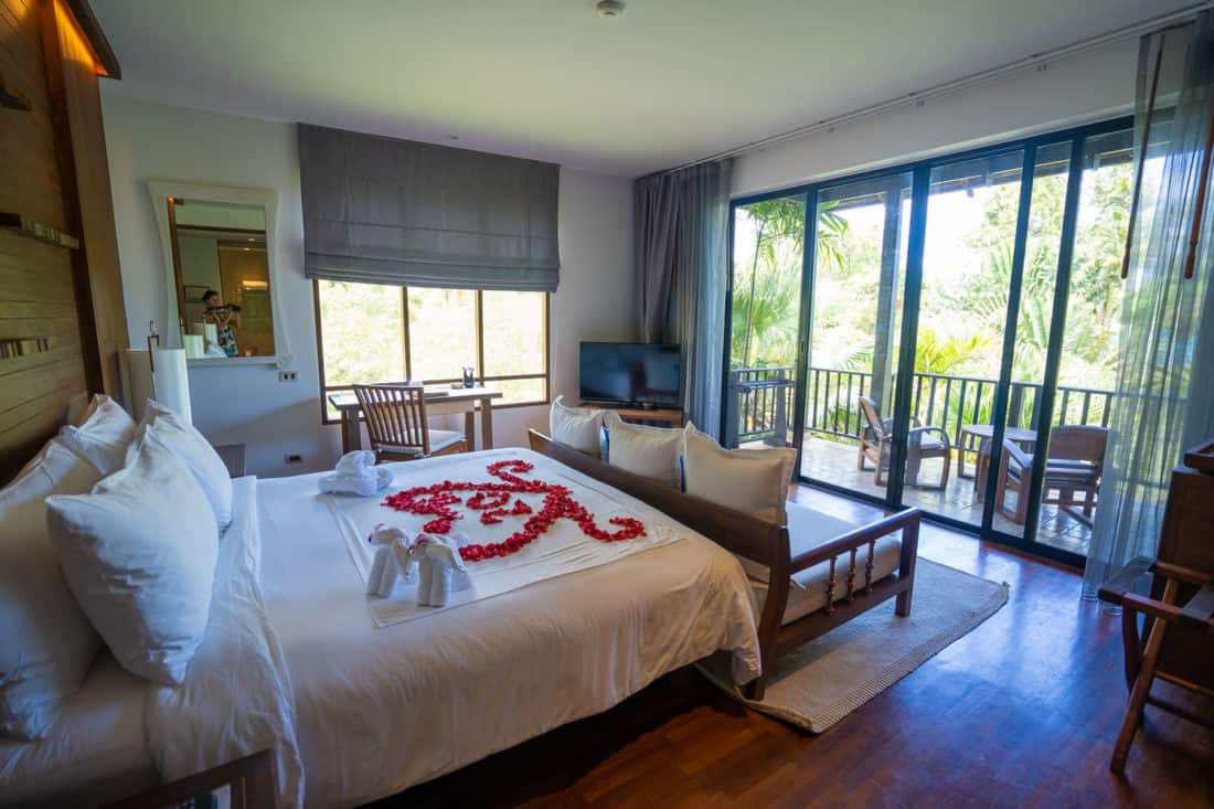 Our Deluxe Room at Pimalai Resort, Koh Lanta, Thailand