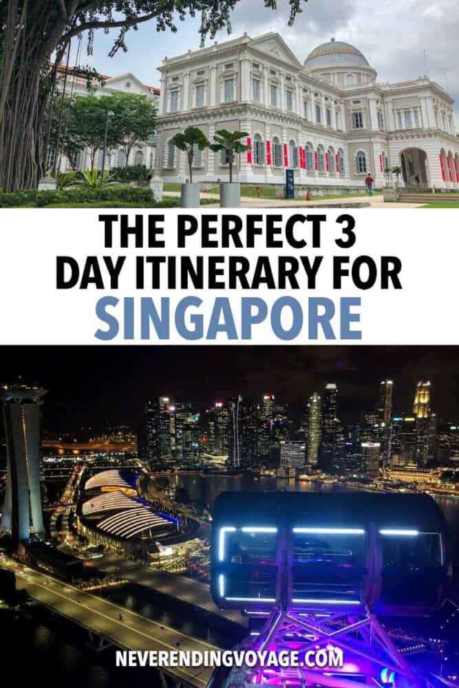 Singapore Itinerary Travel Guide Pinterest pin