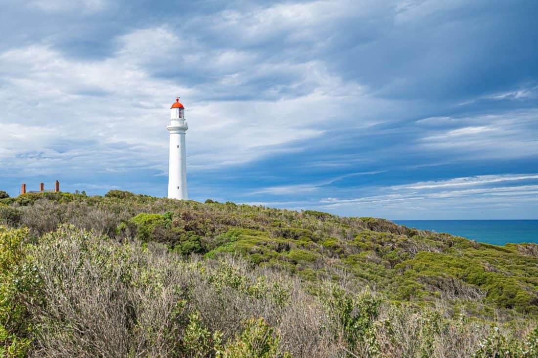 Split Point Lighthouse at Aireys Inlet on the Great Ocean Road, Australia