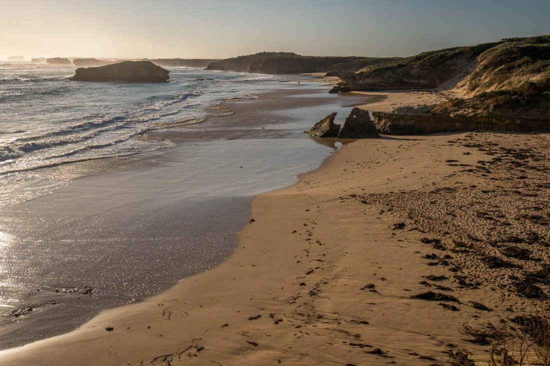 Bay of Martyrs beach in Victoria, Australia