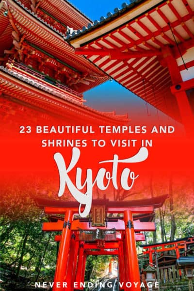 A COMPLETE guide to the temples and shrines in Kyoto, Japan! | places to visit in kyoto, kyoto temples, kyoto japan