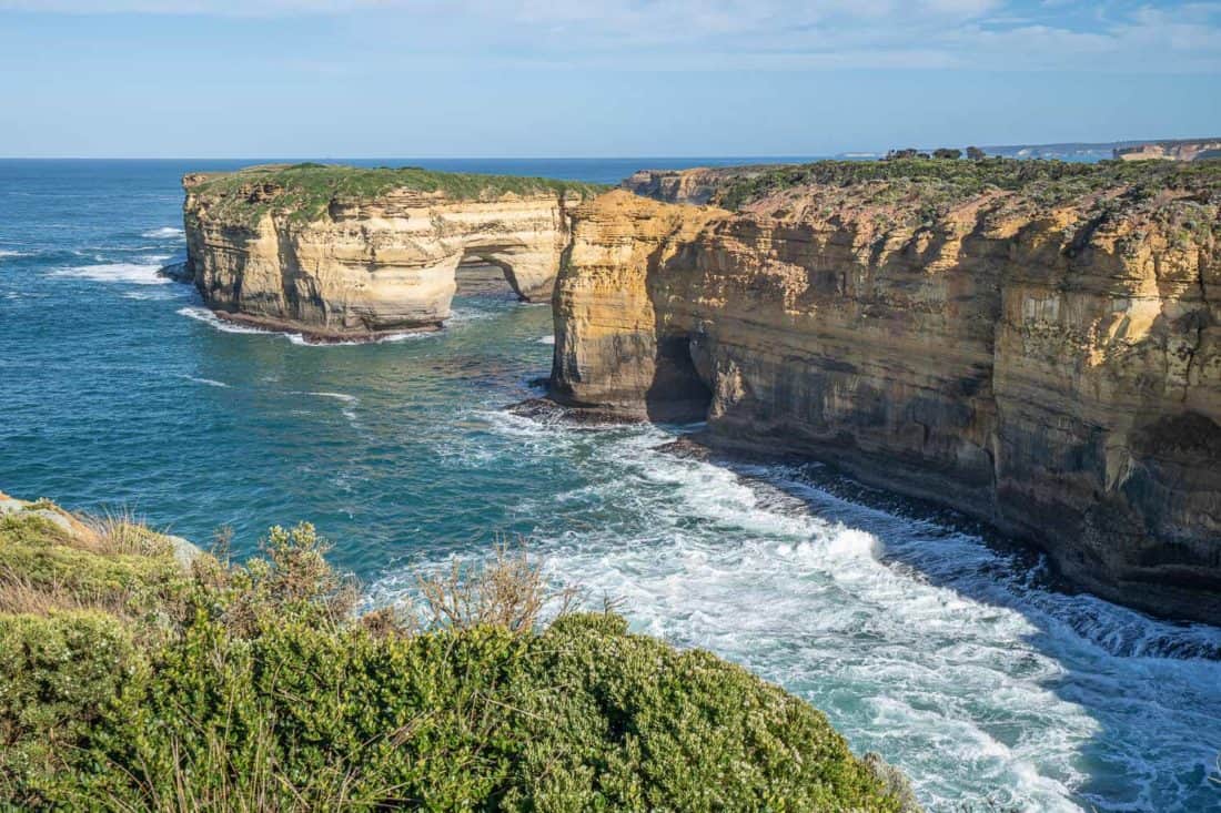 The rock formations at Loch Ard Gorge are a highlight of the Great Ocean Road, Australia