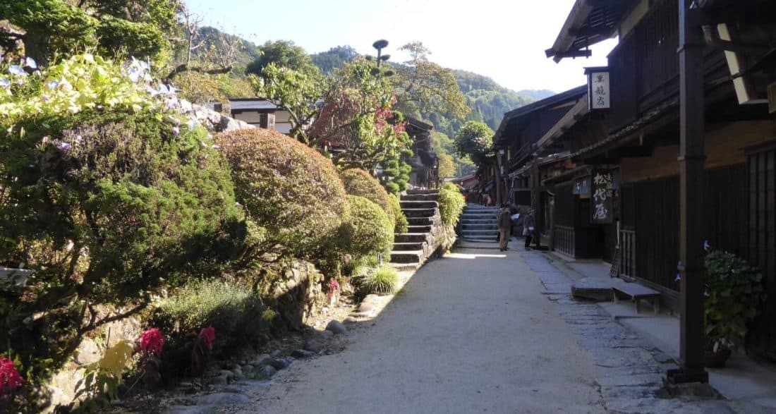 Tsumago post town in Japan