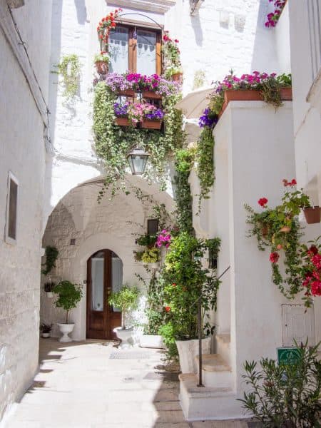 Cisternino is one of the most beautiful towns in Puglia, Italy