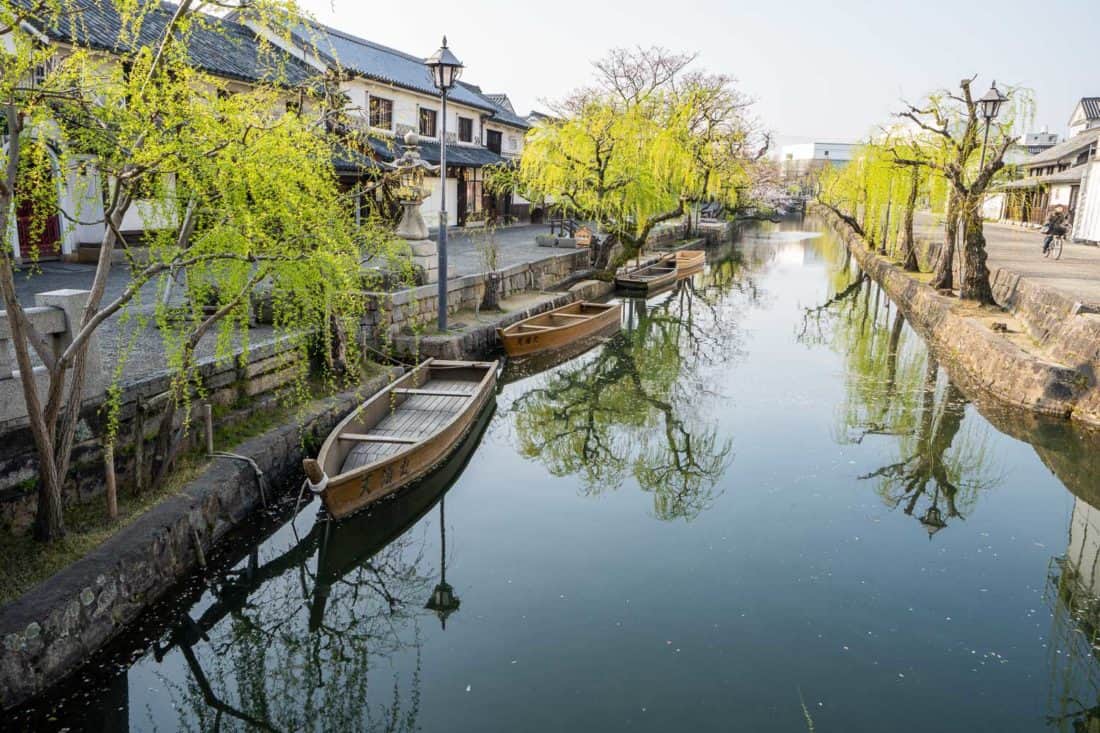 Kurashiki canal in Japan