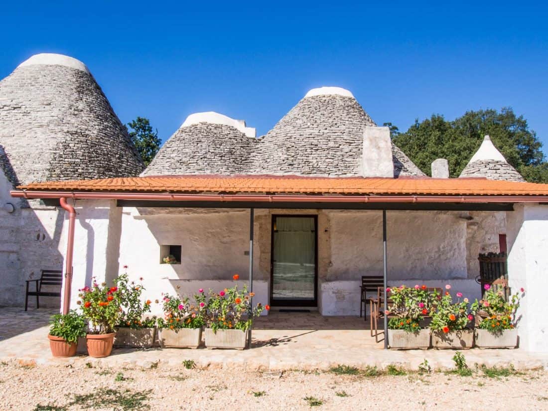 Our trullo at Masseria Ferri in Puglia, Italy