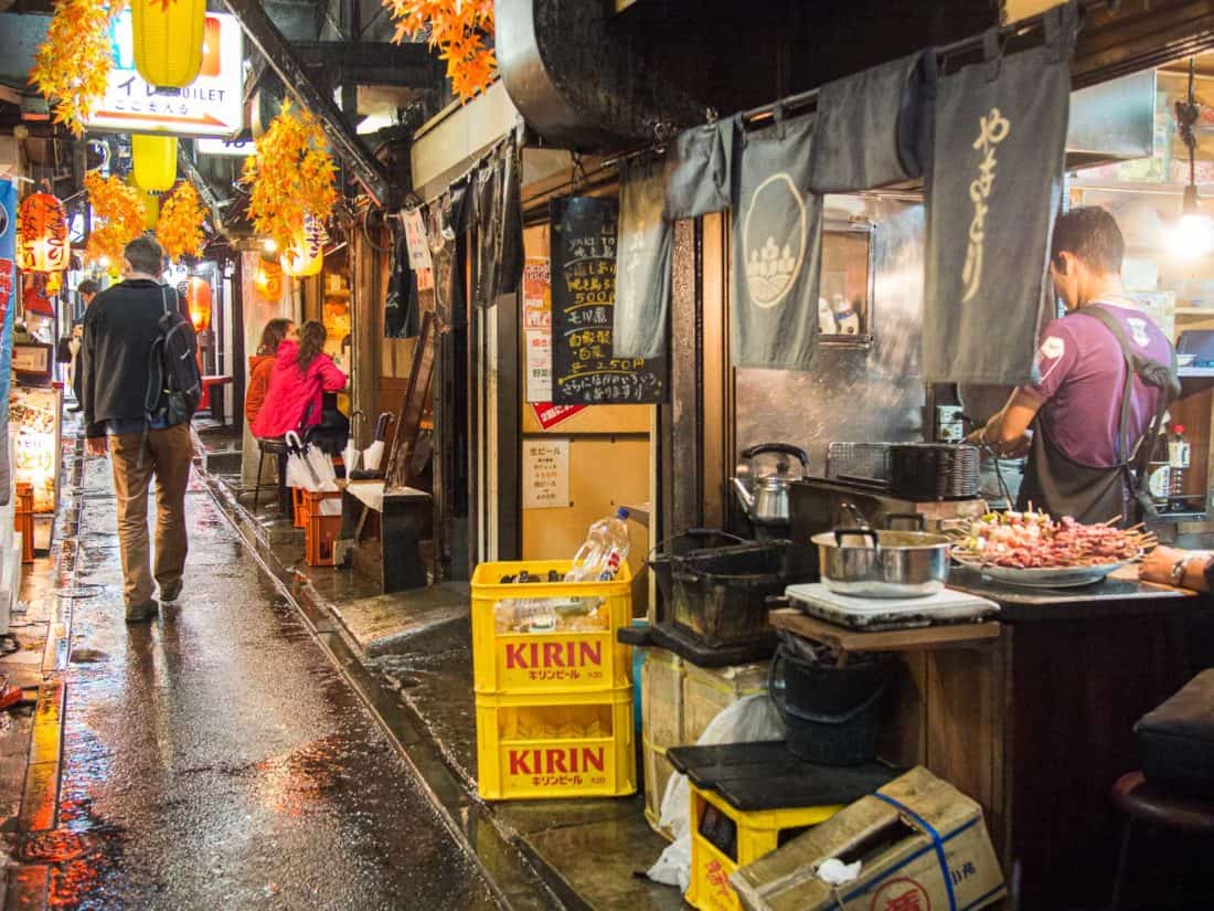 Memory Lane, one of the top places to visit in Shinjuku